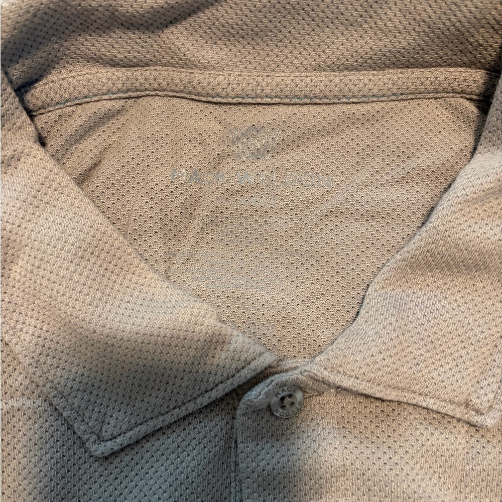 Mack Weldon Men's Light Gray Polo Shirt Size XL - Picture 2 of 2